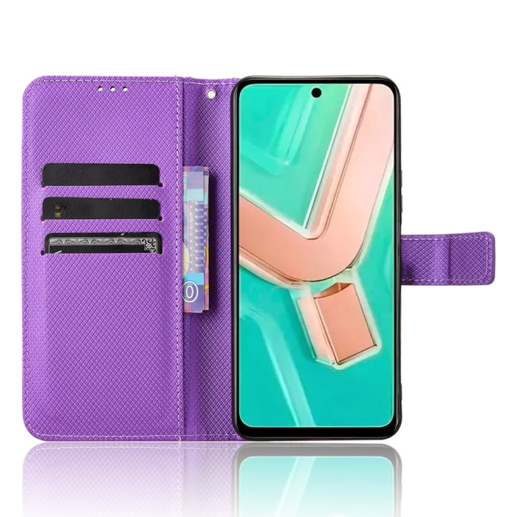 For vivo Y28 4G Diamond Texture Leather Phone Case