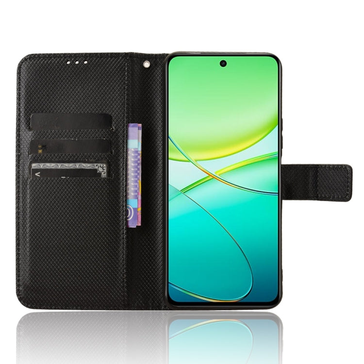 For vivo Y58 5G Diamond Texture Leather Phone Case