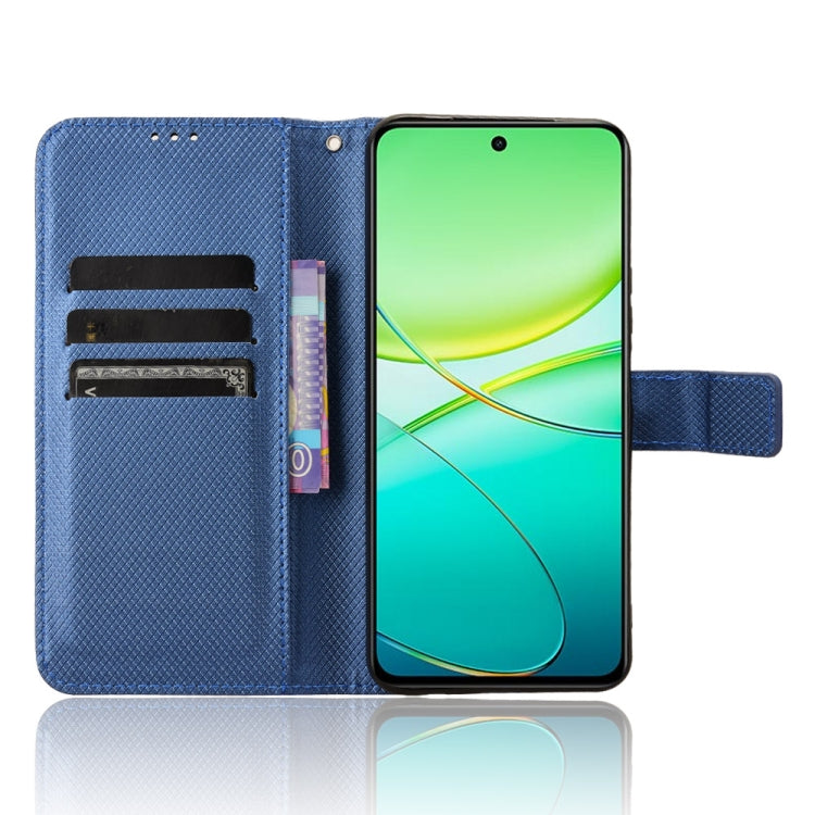 For vivo Y58 5G Diamond Texture Leather Phone Case