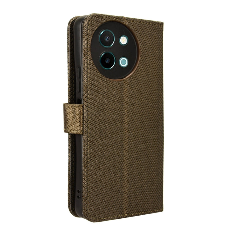 For vivo Y58 5G Diamond Texture Leather Phone Case