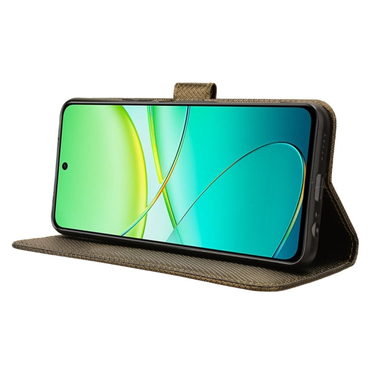 For vivo Y58 5G Diamond Texture Leather Phone Case