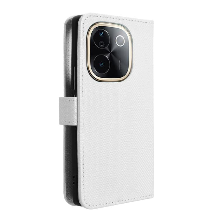 For vivo T3 Pro 5G / iQOO Z9S Pro 5G Diamond Texture Leather Phone Case