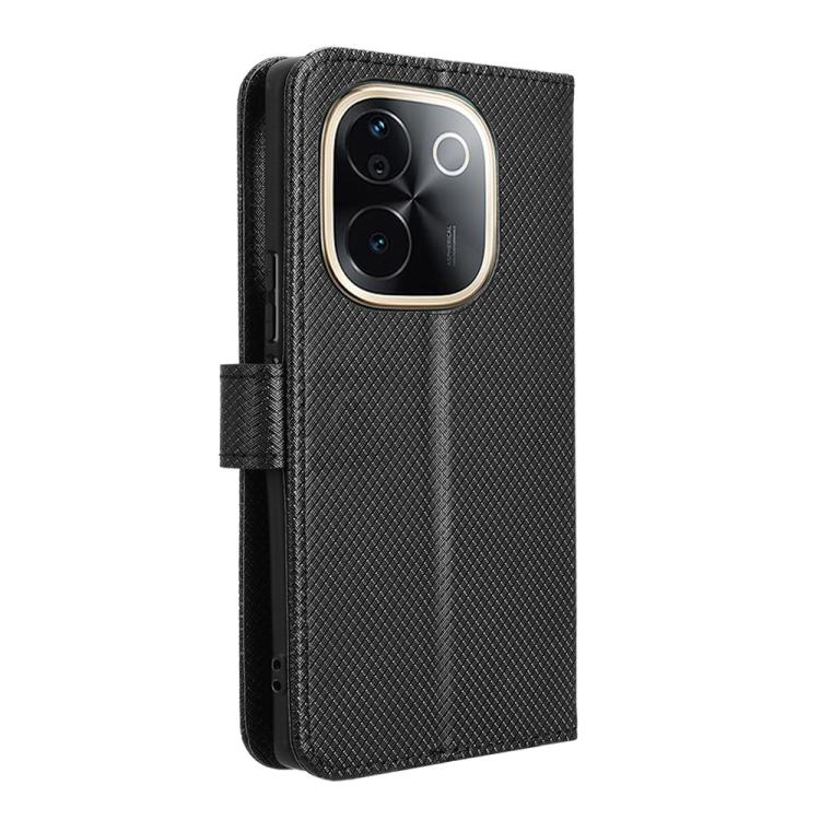 For vivo T3 Pro 5G / iQOO Z9S Pro 5G Diamond Texture Leather Phone Case