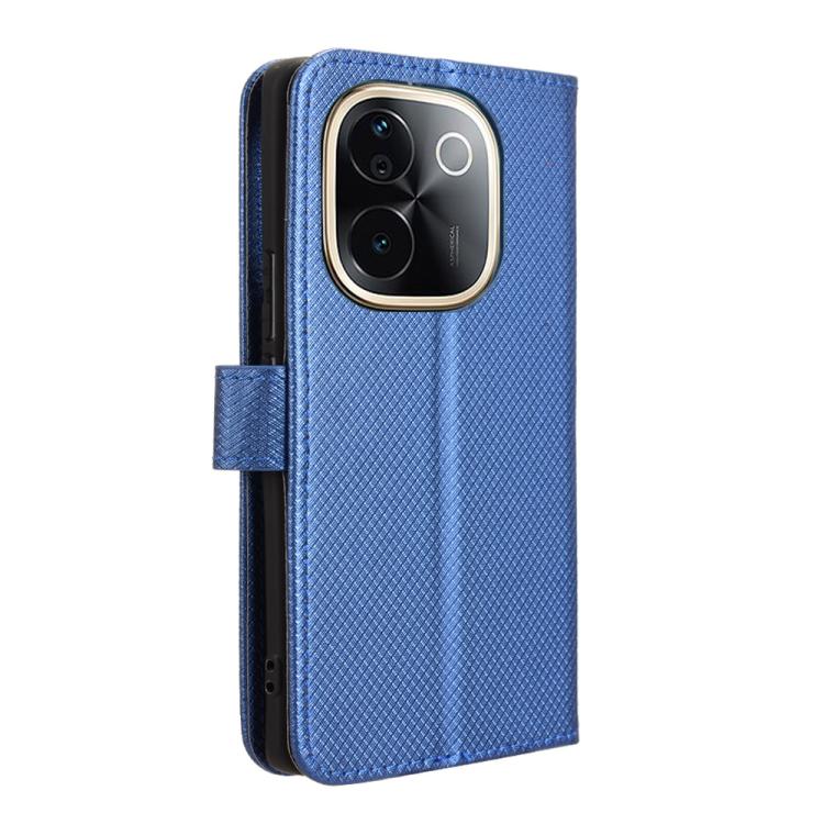 For vivo T3 Pro 5G / iQOO Z9S Pro 5G Diamond Texture Leather Phone Case