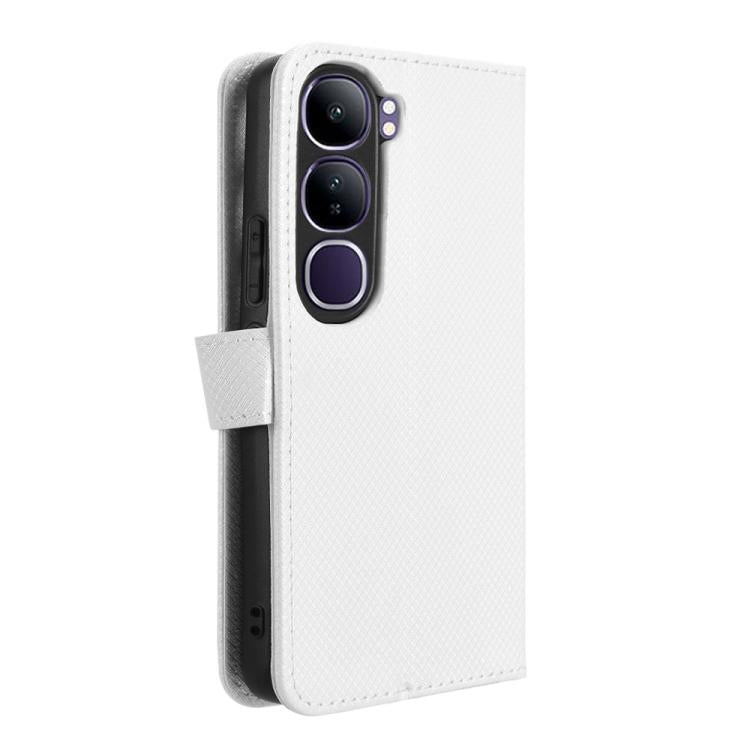 For vivo V40 Lite 4G / 5G IDN Diamond Texture Leather Phone Case
