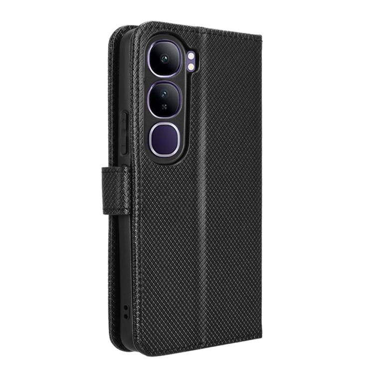 For vivo V40 Lite 4G / 5G IDN Diamond Texture Leather Phone Case
