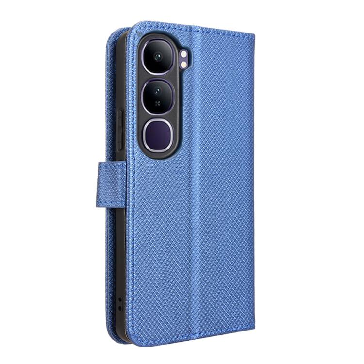 For vivo V40 Lite 4G / 5G IDN Diamond Texture Leather Phone Case