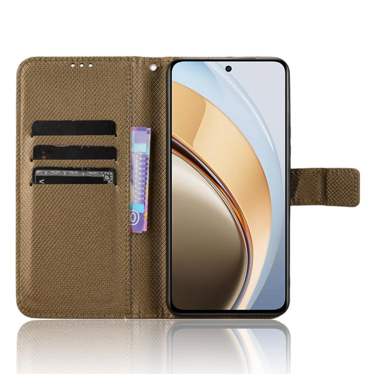 For vivo V40 Lite 4G / 5G IDN Diamond Texture Leather Phone Case