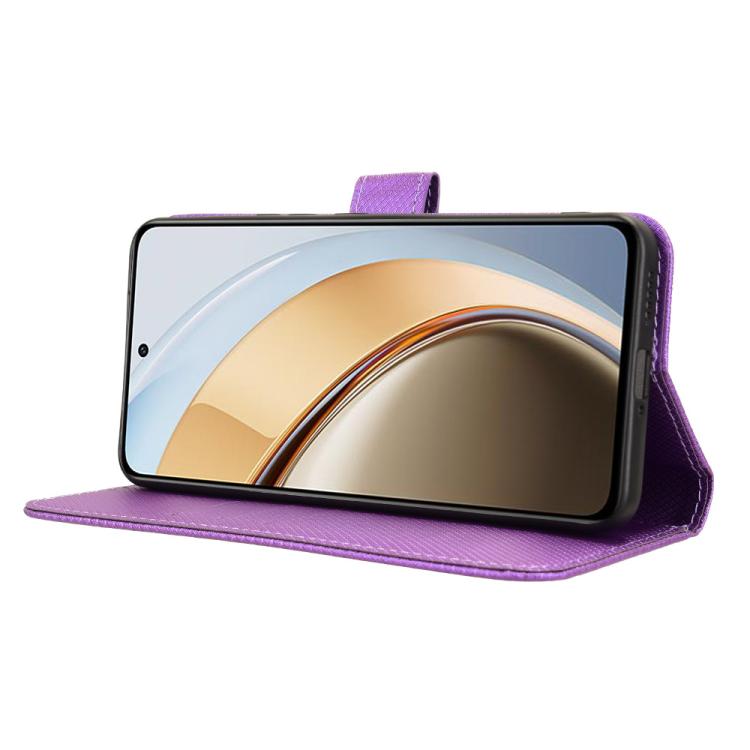 For vivo V40 Lite 4G / 5G IDN Diamond Texture Leather Phone Case