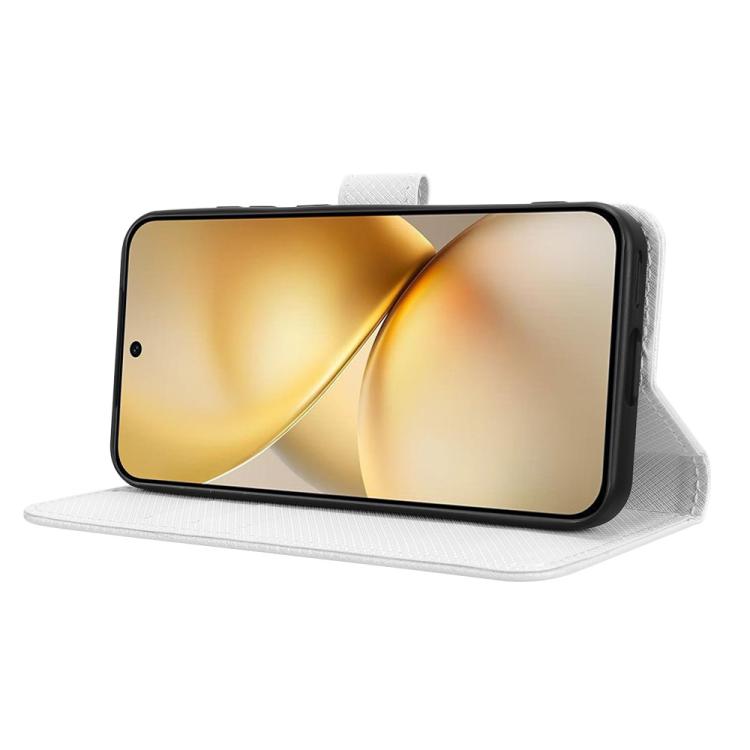 For vivo X200 5G Diamond Texture Leather Phone Case