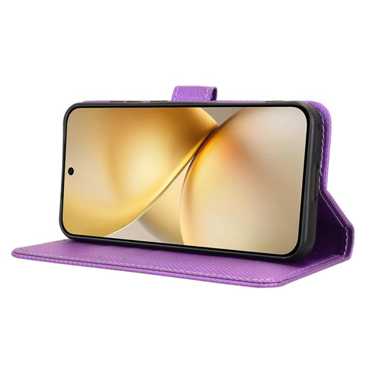 For vivo X200 5G Diamond Texture Leather Phone Case