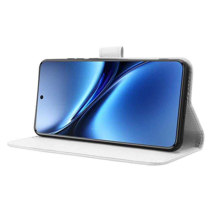 For vivo X200 Pro 5G Diamond Texture Leather Phone Case