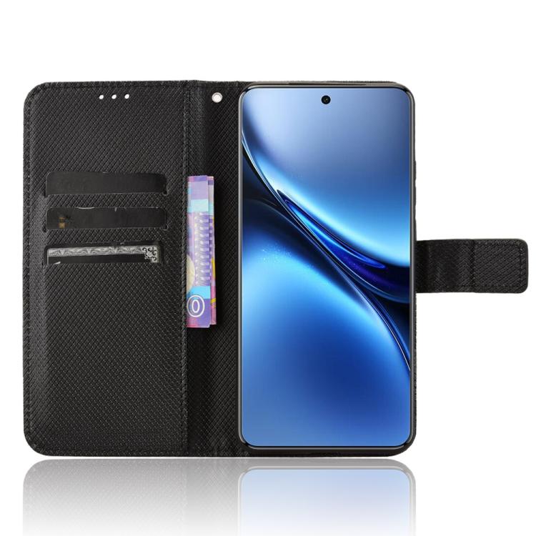 For vivo X200 Pro 5G Diamond Texture Leather Phone Case