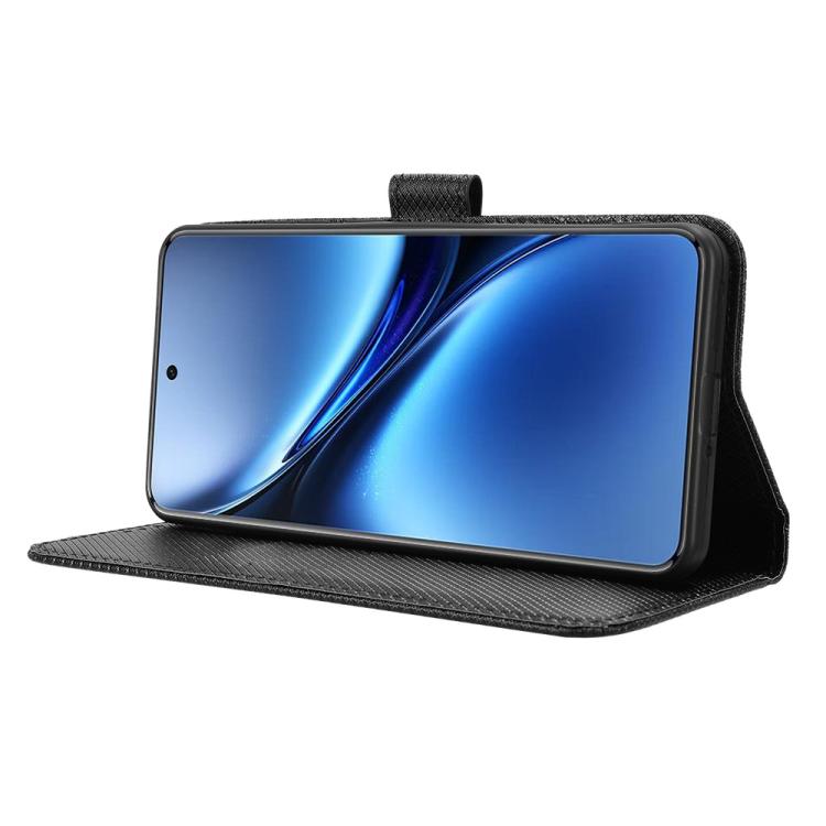For vivo X200 Pro 5G Diamond Texture Leather Phone Case