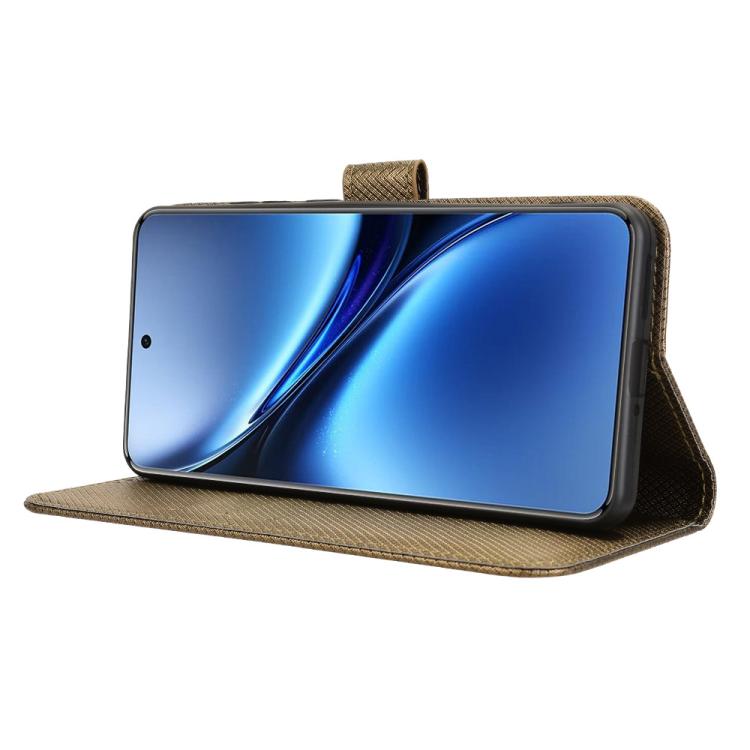 For vivo X200 Pro 5G Diamond Texture Leather Phone Case