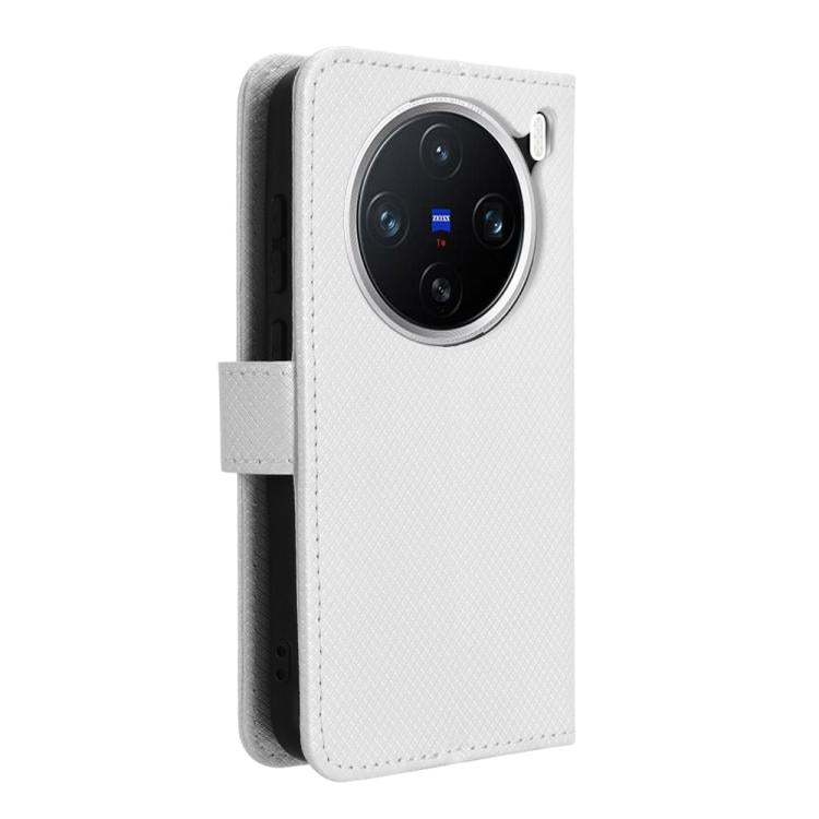 For vivo X200 Pro mini 5G Diamond Texture Leather Phone Case