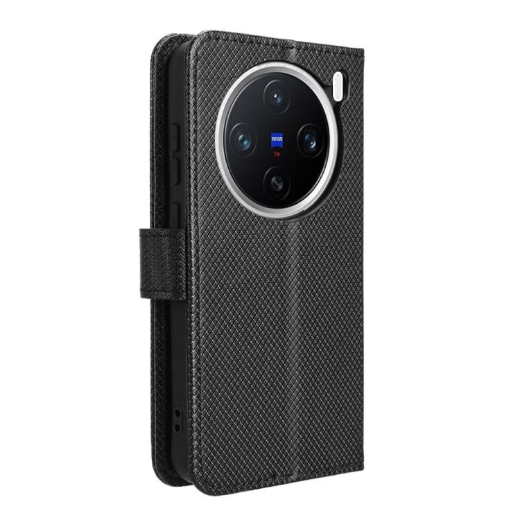 For vivo X200 Pro mini 5G Diamond Texture Leather Phone Case