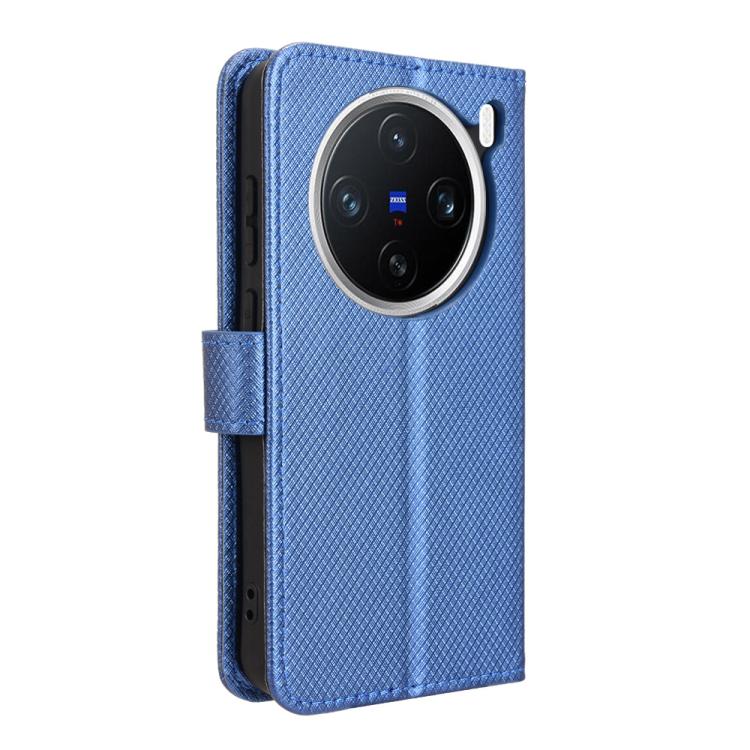 For vivo X200 Pro mini 5G Diamond Texture Leather Phone Case