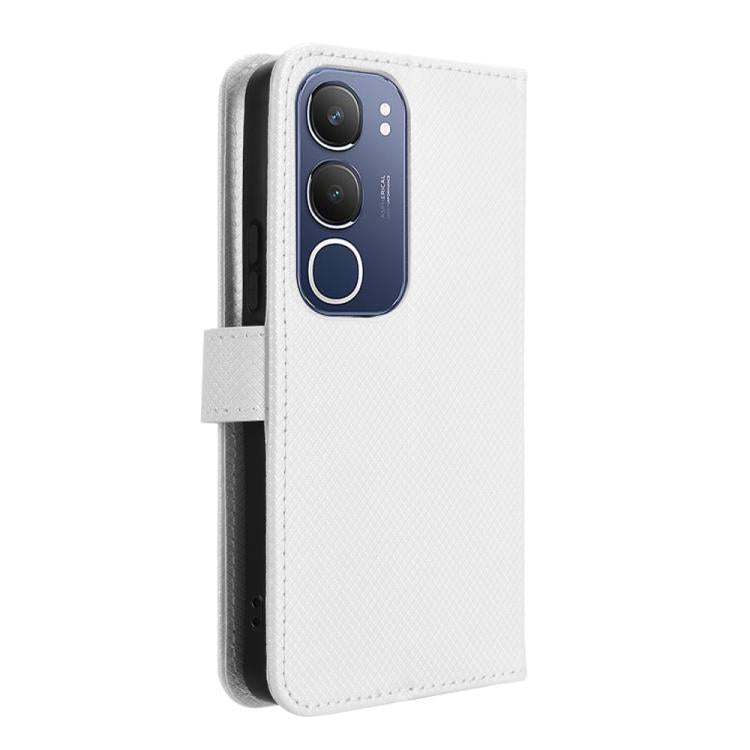 For vivo Y19s 4G Diamond Texture Leather Phone Case