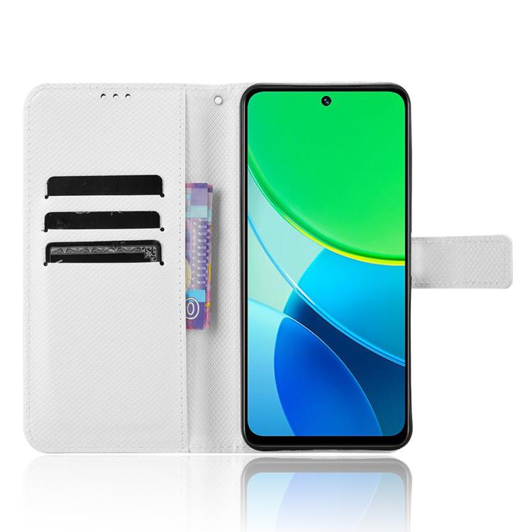 For vivo Y19s 4G Diamond Texture Leather Phone Case
