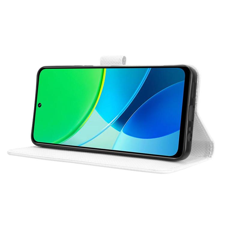 For vivo Y19s 4G Diamond Texture Leather Phone Case