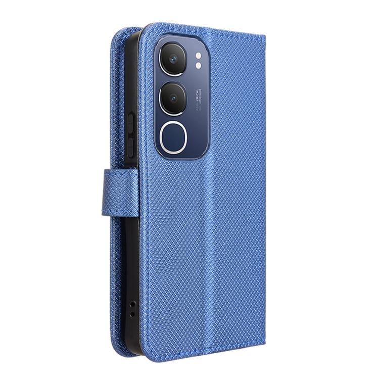 For vivo Y19s 4G Diamond Texture Leather Phone Case