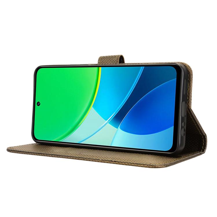 For vivo Y19s 4G Diamond Texture Leather Phone Case