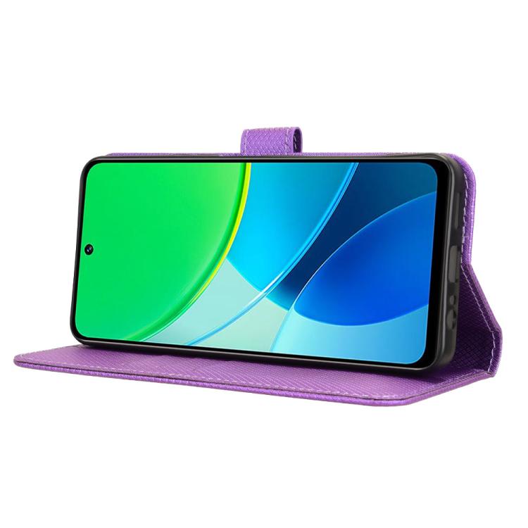 For vivo Y19s 4G Diamond Texture Leather Phone Case