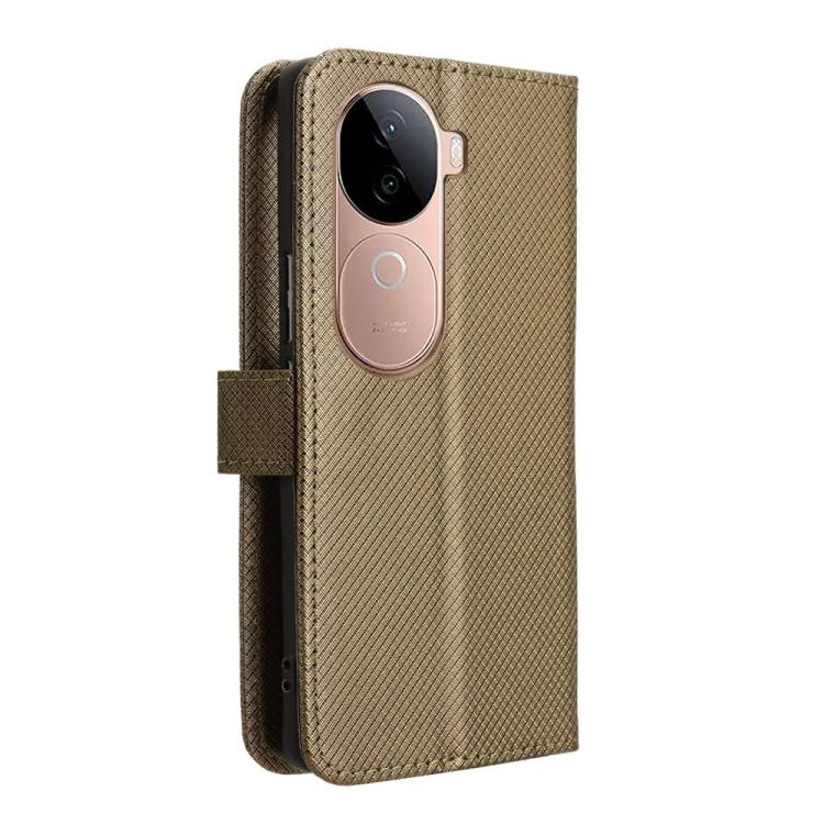 For vivo V40e 5G / iQOO Z9S 5G Diamond Texture Leather Phone Case