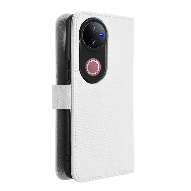 For vivo V50 5G Diamond Texture Leather Phone Case