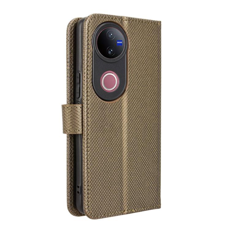 For vivo V50 5G Diamond Texture Leather Phone Case