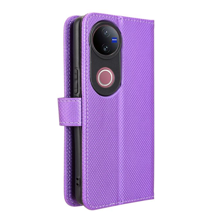 For vivo V50 5G Diamond Texture Leather Phone Case