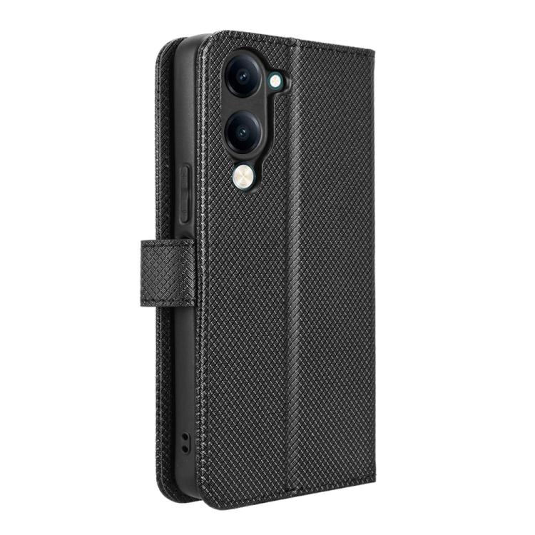 For vivo Y04 4G / Y29s 5G Diamond Texture Leather Phone Case