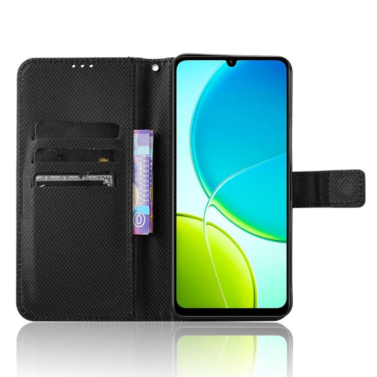 For vivo Y04 4G / Y29s 5G Diamond Texture Leather Phone Case