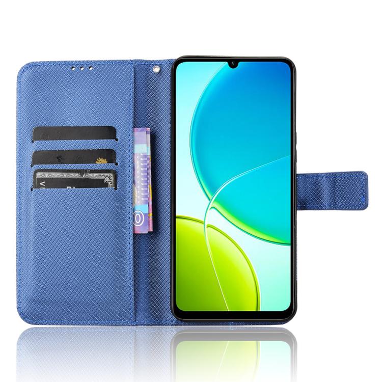 For vivo Y04 4G / Y29s 5G Diamond Texture Leather Phone Case