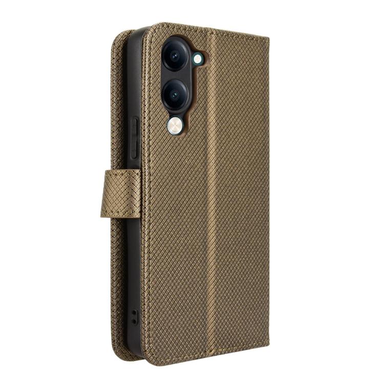For vivo Y04 4G / Y29s 5G Diamond Texture Leather Phone Case