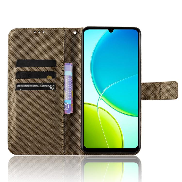 For vivo Y04 4G / Y29s 5G Diamond Texture Leather Phone Case