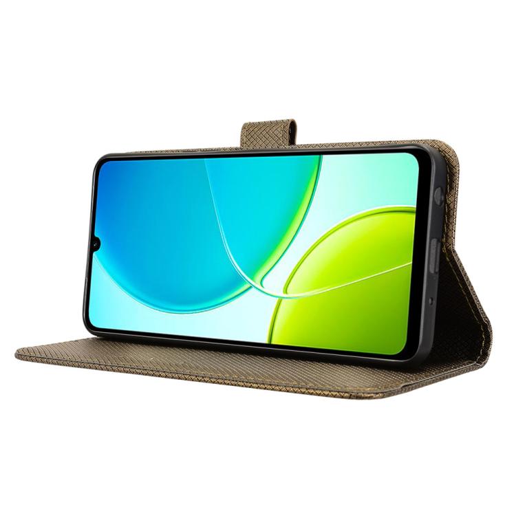 For vivo Y04 4G / Y29s 5G Diamond Texture Leather Phone Case