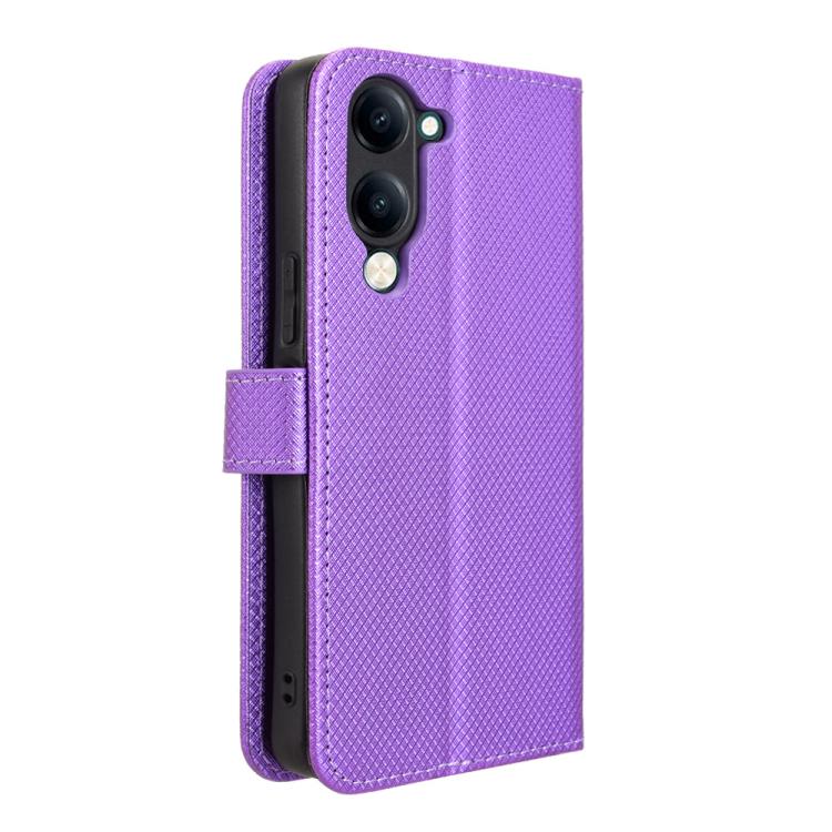 For vivo Y04 4G / Y29s 5G Diamond Texture Leather Phone Case