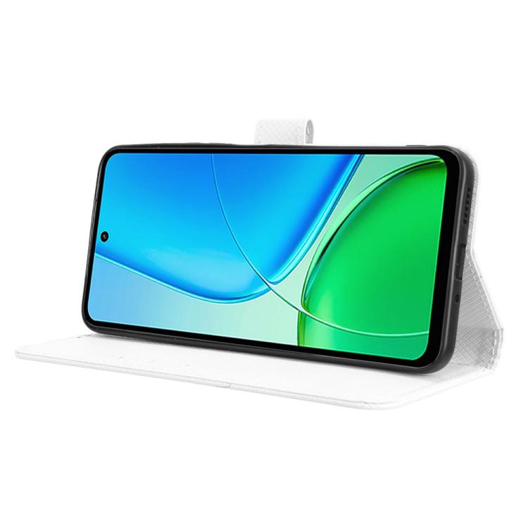 For vivo Y29 4G / T4x 5G Diamond Texture Leather Phone Case