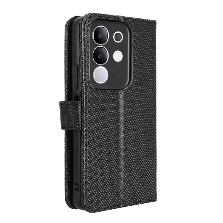 For vivo Y29 4G / T4x 5G Diamond Texture Leather Phone Case
