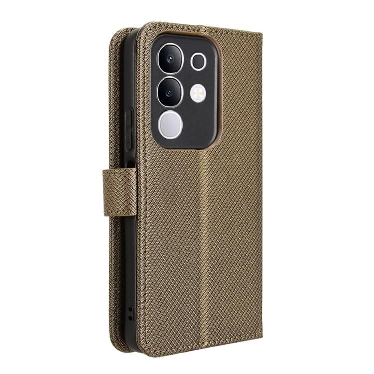 For vivo Y29 4G / T4x 5G Diamond Texture Leather Phone Case