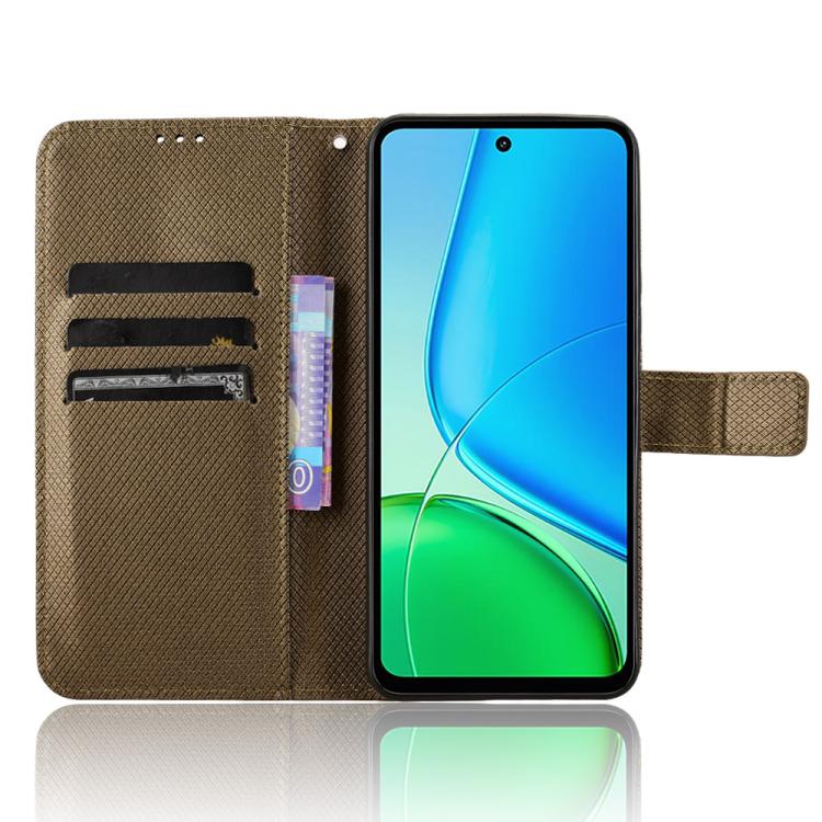 For vivo Y29 4G / T4x 5G Diamond Texture Leather Phone Case