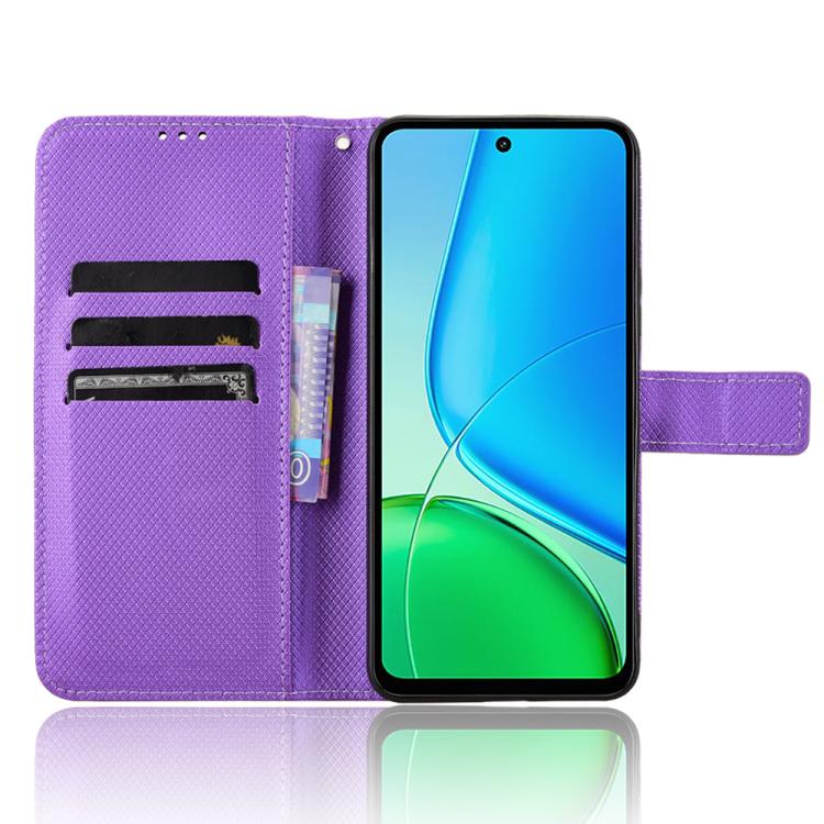 For vivo Y29 4G / T4x 5G Diamond Texture Leather Phone Case