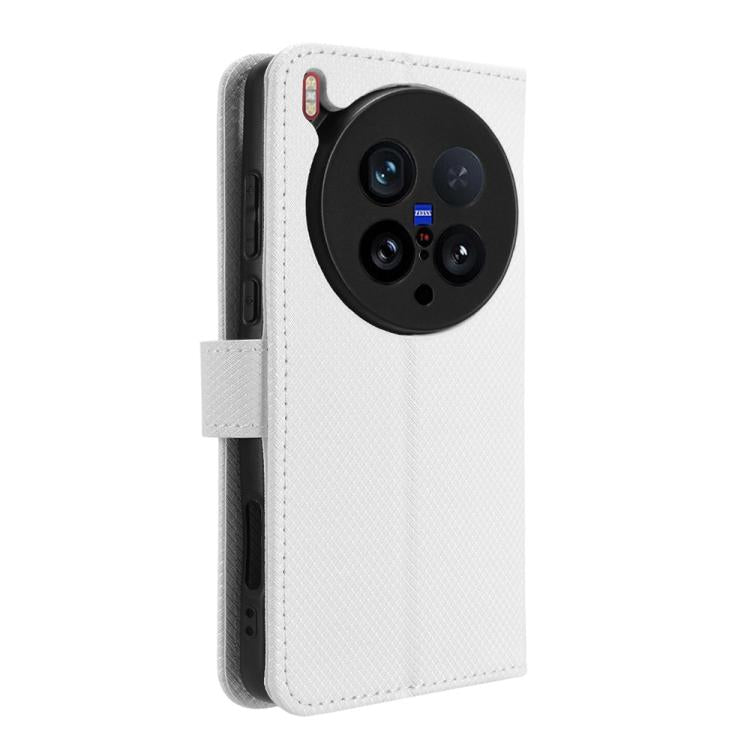 For vivo X200 Ultra 5G Diamond Texture Leather Phone Case