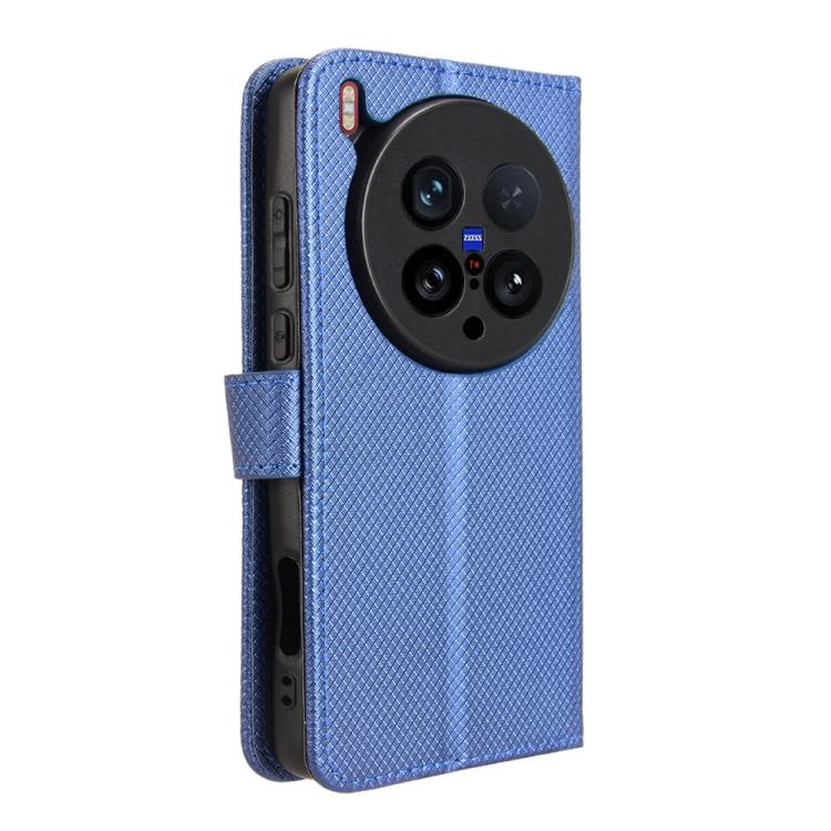 For vivo X200 Ultra 5G Diamond Texture Leather Phone Case