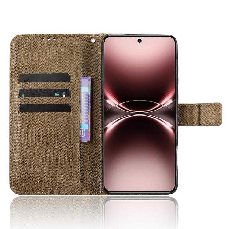 For vivo X200 Ultra 5G Diamond Texture Leather Phone Case