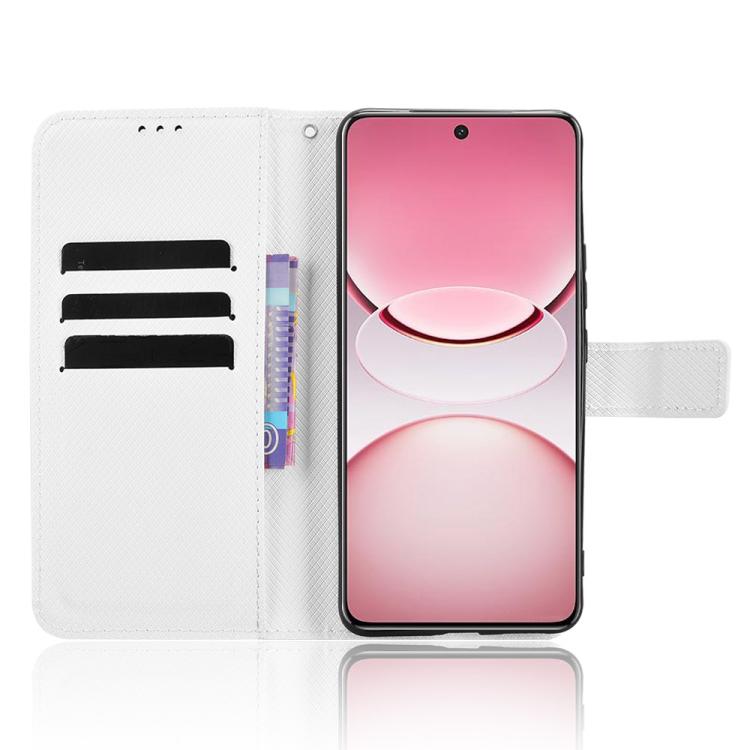 For vivo T4 5G / iQOO Z10 5G Global Diamond Texture Leather Phone Case