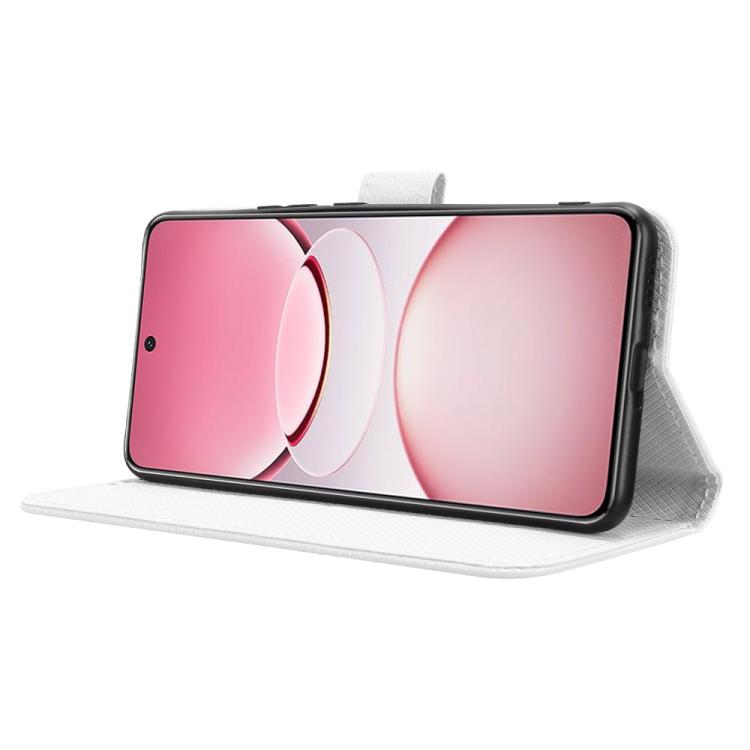 For vivo T4 5G / iQOO Z10 5G Global Diamond Texture Leather Phone Case