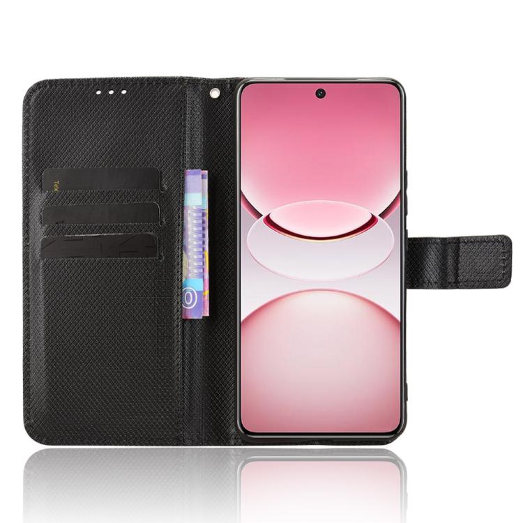 For vivo T4 5G / iQOO Z10 5G Global Diamond Texture Leather Phone Case